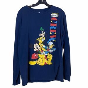 Disney Mens Original Crew Graphic T-shirt Unisex